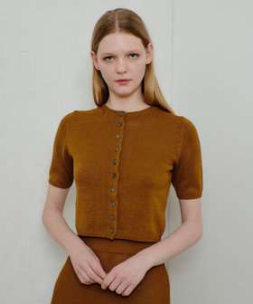 Whim Gazette｜ペーパーヤーンカーディガン | Rakuten Fashion