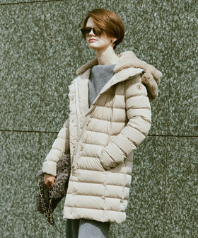 VIOLAd'ORO (ヴィオラドーロ)】ELMOカルガンラムチェーントートバッグ