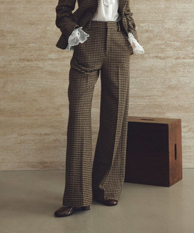 LOULOU WILLOUGHBY ネイビーワイドパンツ LOULOU WILLOUGHBY】トリッカーオックスワイドパンツ