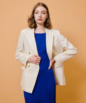 シャークスキンダブルブレストジャケット|allureville OFFICIAL SITE