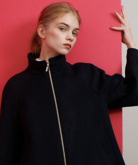 LOULOU WILLOUGHBY】シャルムビーバーケープ風コート|allureville