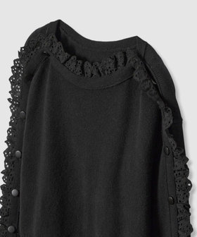 LOULOU WILLOUGHBY】ショルダーレース釦プルオーバー|allureville