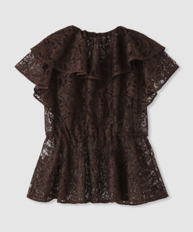 ラッセルレースペプラムブラウス|allureville OFFICIAL SITE / ONLINE