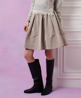 LOULOU WILLOUGHBY】タフタギャザースカート|allureville OFFICIAL