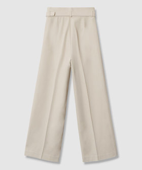 ルルウィルビー2025AW ビジューバックルパンツ 1 ベージュ ビジューバックルパンツ|allureville OFFICIAL SITE / ONLINE SHOP