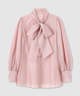 オーガンザボウブラウス