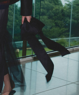 【TENDRESSE STUDIO(テンドレッセ スタジオ)】BOW HANDLEハンドバッグ SMALL