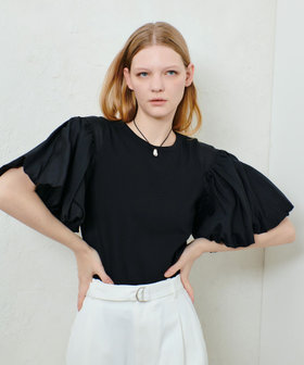 フライスコンビボリュームスリーブプルオーバー|allureville OFFICIAL