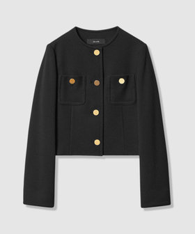 ダンボールジャージノーカラージャケット|allureville OFFICIAL