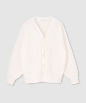 コットンインレードルマンスリーブ カーデ