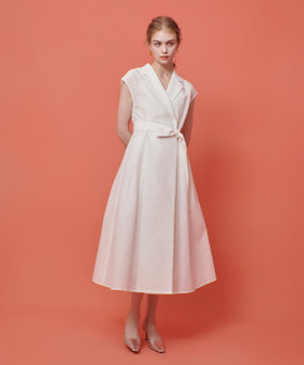 【LOULOU WILLOUGHBY】シアージャガードテーラーワンピース