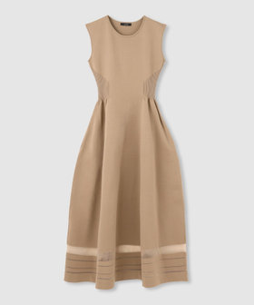 【現行品✨】allureville ウエストマークリブワンピース　バルーン　黒 ◇ウエストマークリブワンピース（ワンピース）｜allureville