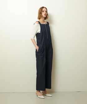 【試着のみ美品】ROSARYMOON ネイビーオールインワン リジッドデニムライクオールインワン|allureville OFFICIAL SITE