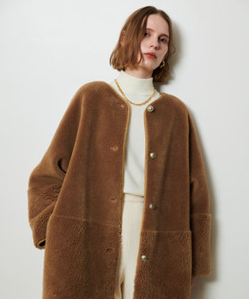 ツーブロッキングボアコート|allureville OFFICIAL SITE / ONLINE SHOP