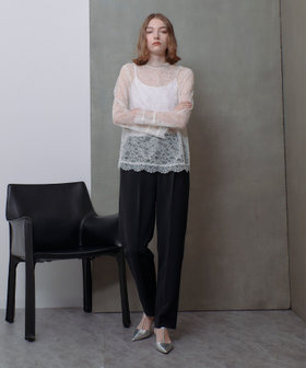 ダブルクロスタックテーパードパンツ|allureville OFFICIAL SITE