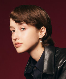 【MOUNIR(ムニール)】TULIP PEARL PIERCE