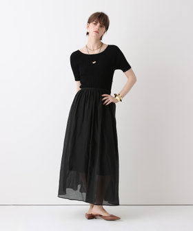 ニットコンビシアオーガンワンピース