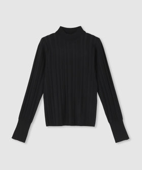 ストライプモックネックレス プルオーバー