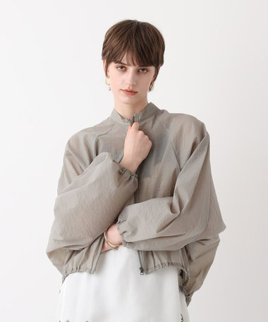 トランスペアレントコクーンブルゾン