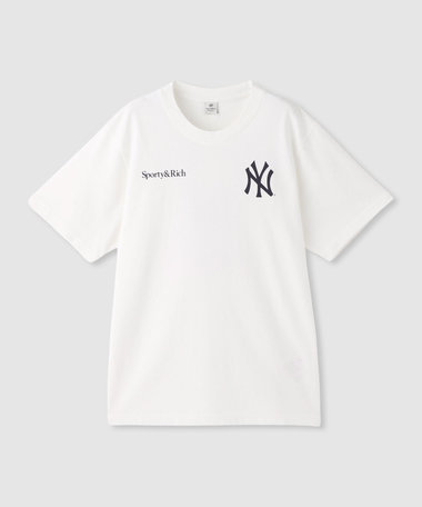 【SPORTY&RICH(スポーティーアンドリッチ)】YANKEES ARCH TSHIRTS