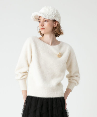 LOULOU WILLOUGHBY】WOOLカシミヤ2WAY プルオーバー|allureville OFFICIAL SITE / ONLINE  SHOP｜アルアバイル オフィシャル サイト