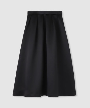 【LOULOU WILLOUGHBY】ヘビーサテンタックスカート