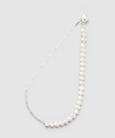 【MOUNIR(ムニール)】CHAIN PEARL NECKLACE