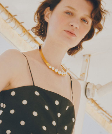 【PERRINE TAVERNITI(ペリーヌ タヴェルニティ)】MONTEBELLO PEAL CHOKER