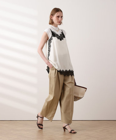 チノボックスタックパンツ|allureville OFFICIAL SITE / ONLINE SHOP