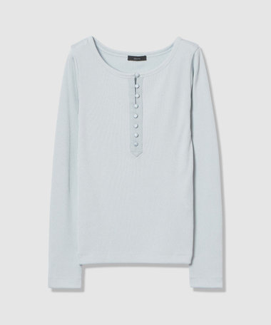 テレコヘンリーネックプルオーバー