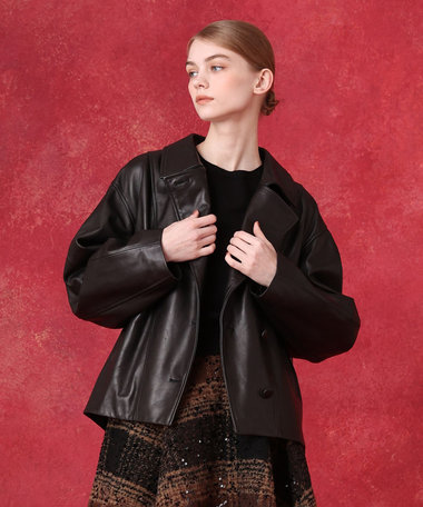 タグ付 アルアバイル シアーラミーブルゾン 2024 ブルー ジップアップ ブルゾン|アウター|NEW ARRIVALS|allureville OFFICIAL SITE / ONLINE