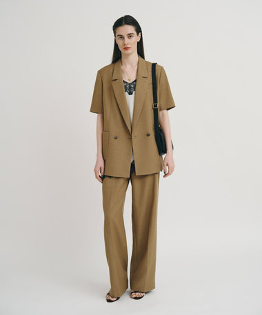 ウェストタックデザインパンツ