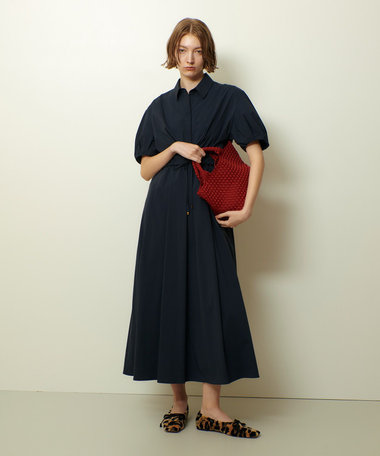 【新品未使用・お買い得！！】アルアバイル/ワンピース/黒×白/ドット柄/サイズ1 allureville（アルアバイル）の「ドットティアードワンピース