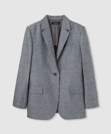 シャークスキンシングルオーバージャケット