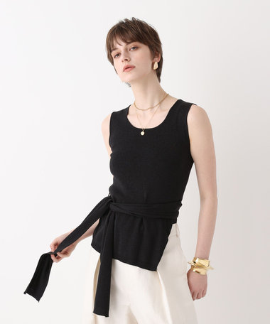 【ATELIER Line】コットンシルクリネンタンクトップ