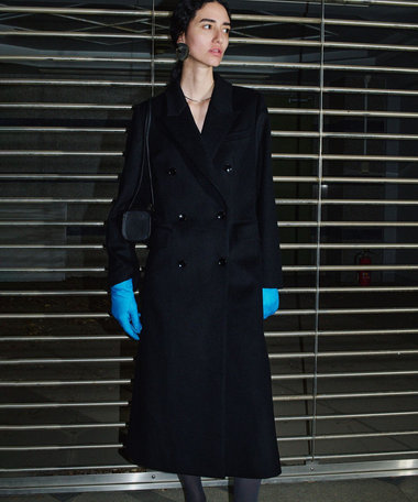 カシミヤ混ロングチェスターコート|allureville OFFICIAL SITE