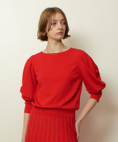 ソウバリドレープスリーブプルオーバー|allureville OFFICIAL