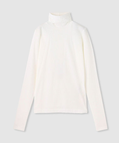 強撚フライスタートルプルオーバー