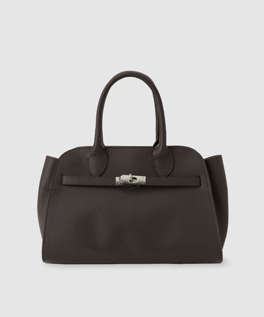 ◇フロント尾錠トートバッグ