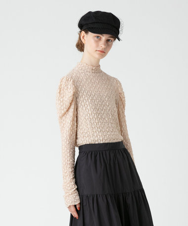 独特の上品 LOULOU WILLOUGHBY】シュリンクレースプルオーバー|allureville シャツ+ブラウス(半袖+袖なし)