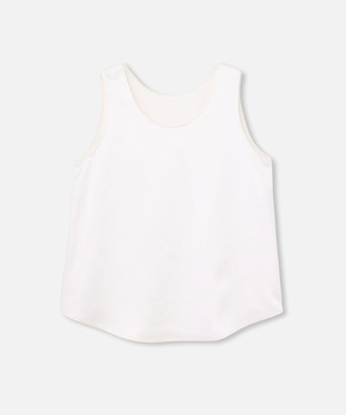 サテンタンクブラウス