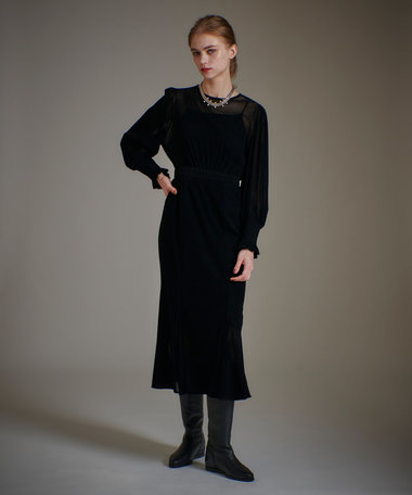 25SS マーメイドワンピース　アルアバイル ニットマーメイドワンピース|allureville OFFICIAL SITE / ONLINE SHOP