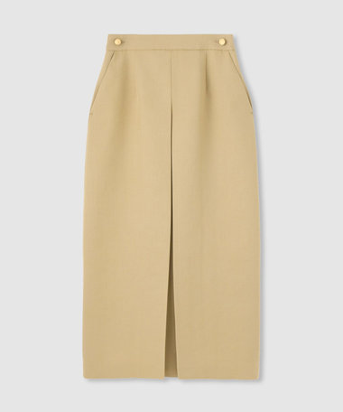 ボックスプリーツペンシルスカート