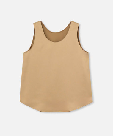 サテンタンクブラウス