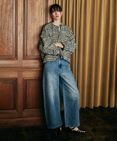 サイド切替オーバルデニムパンツ|allureville OFFICIAL SITE / ONLINE