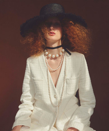 LOULOU WILLOUGHBY】スラブツイードロングジャケット|allureville