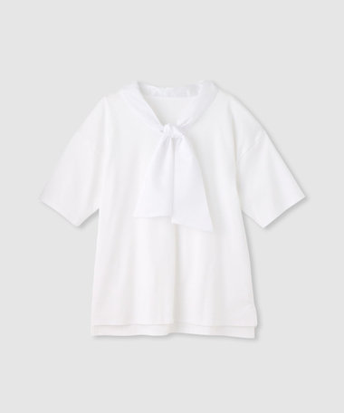 ボウタイ付Tシャツ