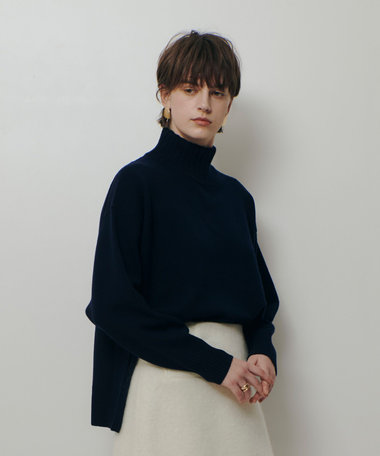 メリノウールオーバーサイズタートル