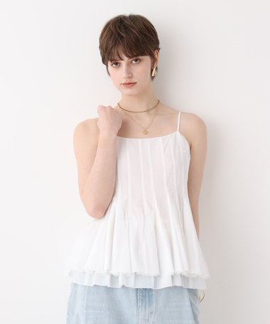 【ATELIER Line】リライムローンペプラムキャミソール