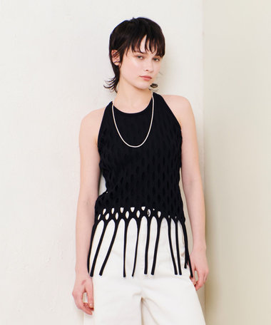 ハンモックフリンジプルオーバー